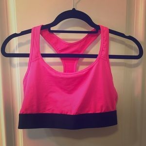 Like new Victoria Secret hot pink sports bra!